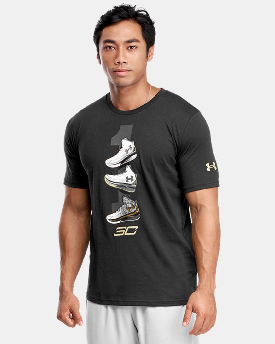Men's Curry Family T-Shirt, Black, pdpMainDesktop image number 0